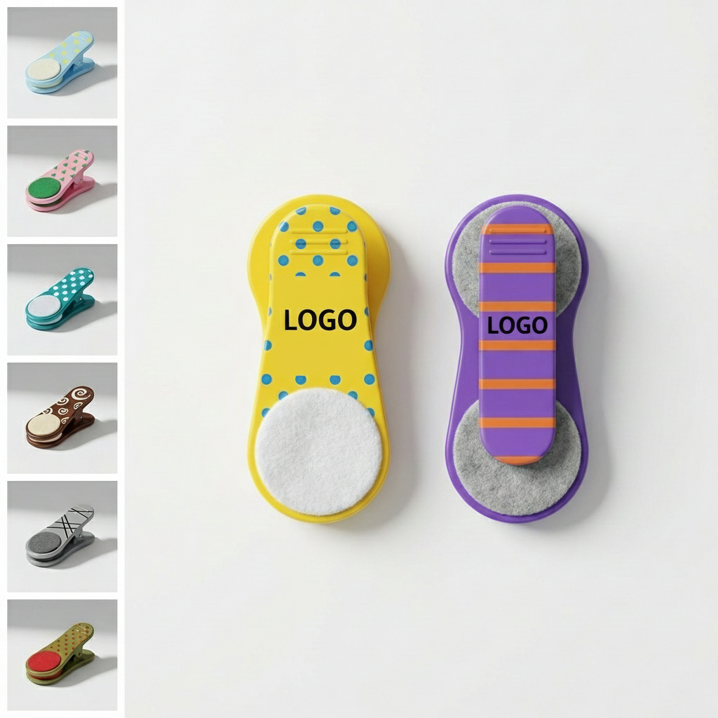 ChromaClean Multi-Color Magnetic Whiteboard Eraser Set