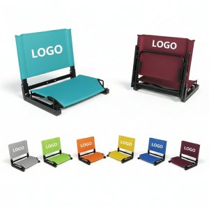 Portable Stadium Seat with Metal Frame for Outdoor Sports and Concert Events